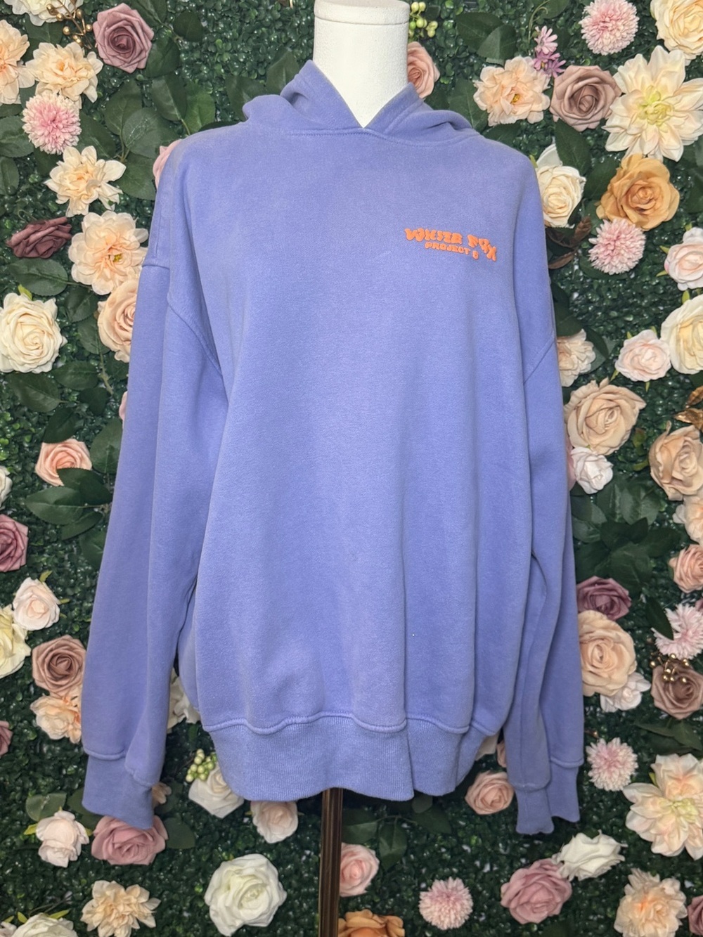 White Fox Project 5 Hoodie Size S/M
